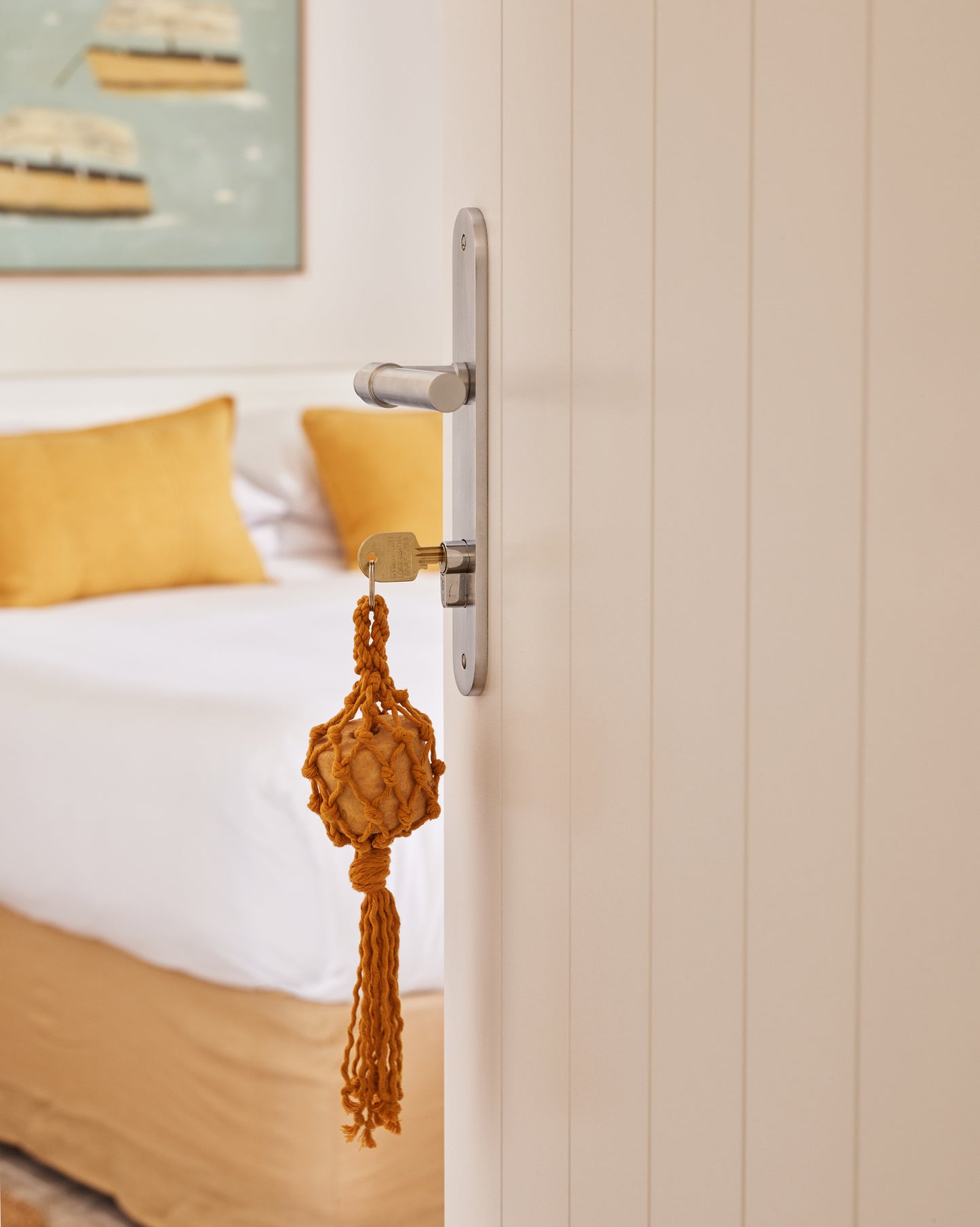 FISHERMAN KEY RING AQUA LARGE