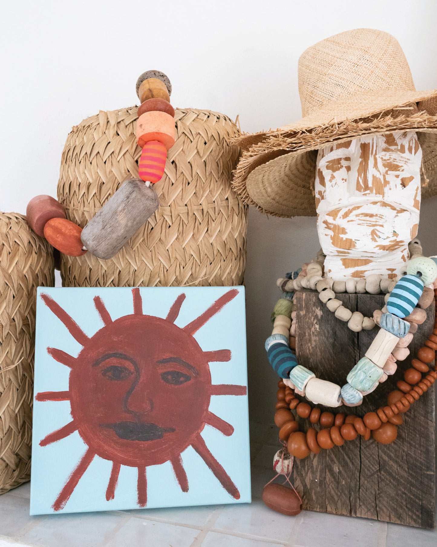 HELLO SUNSHINE RED ORIGINAL ARTWORK