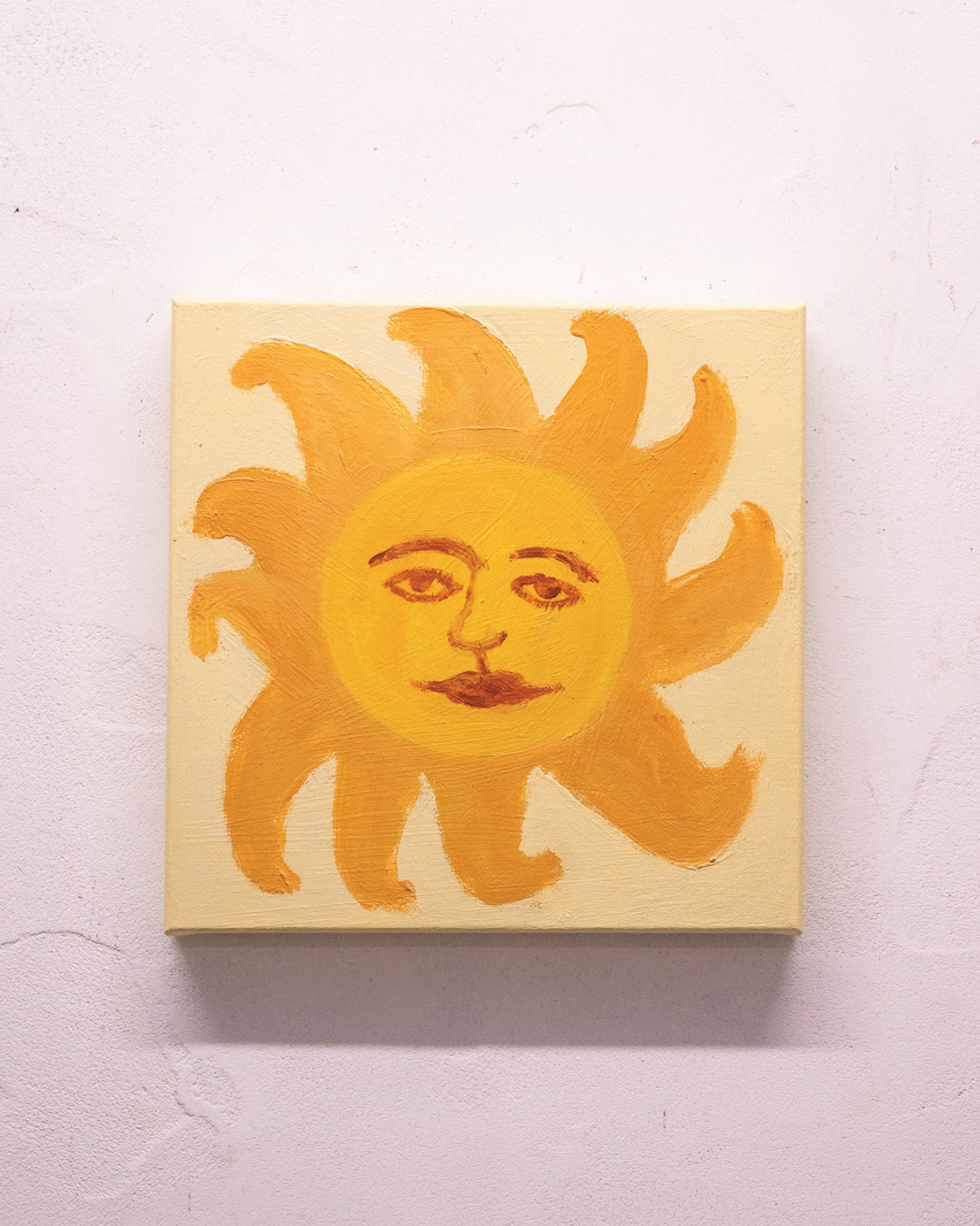 HELLO SUNSHINE YELLOW ORIGINAL ARTWORK
