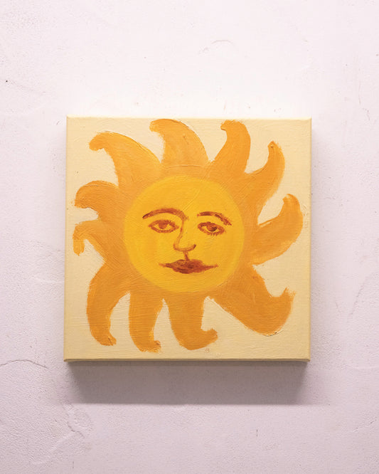 HELLO SUNSHINE YELLOW ORIGINAL ARTWORK