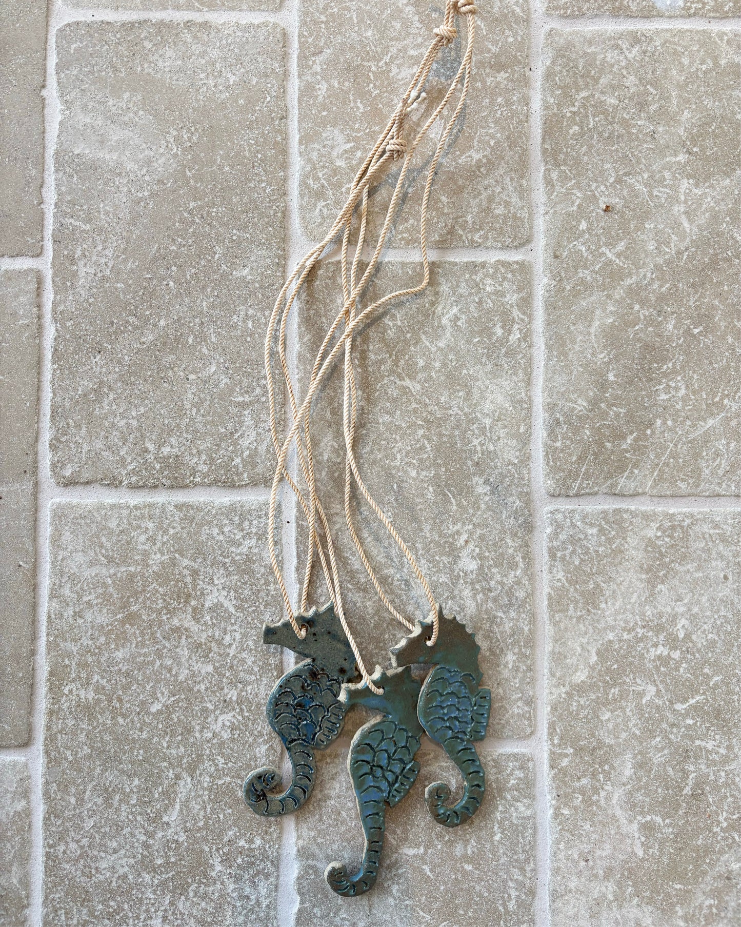 SEAHORSE CHARM BLUE