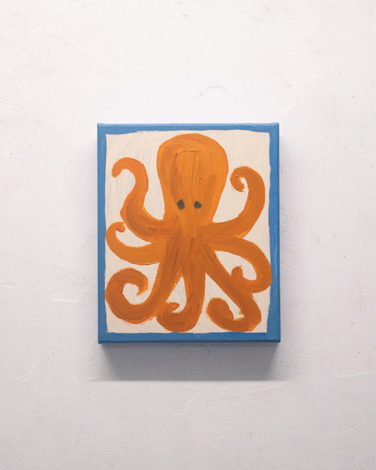 ORANGE OCTOPUS ORIGINAL ARTWORK