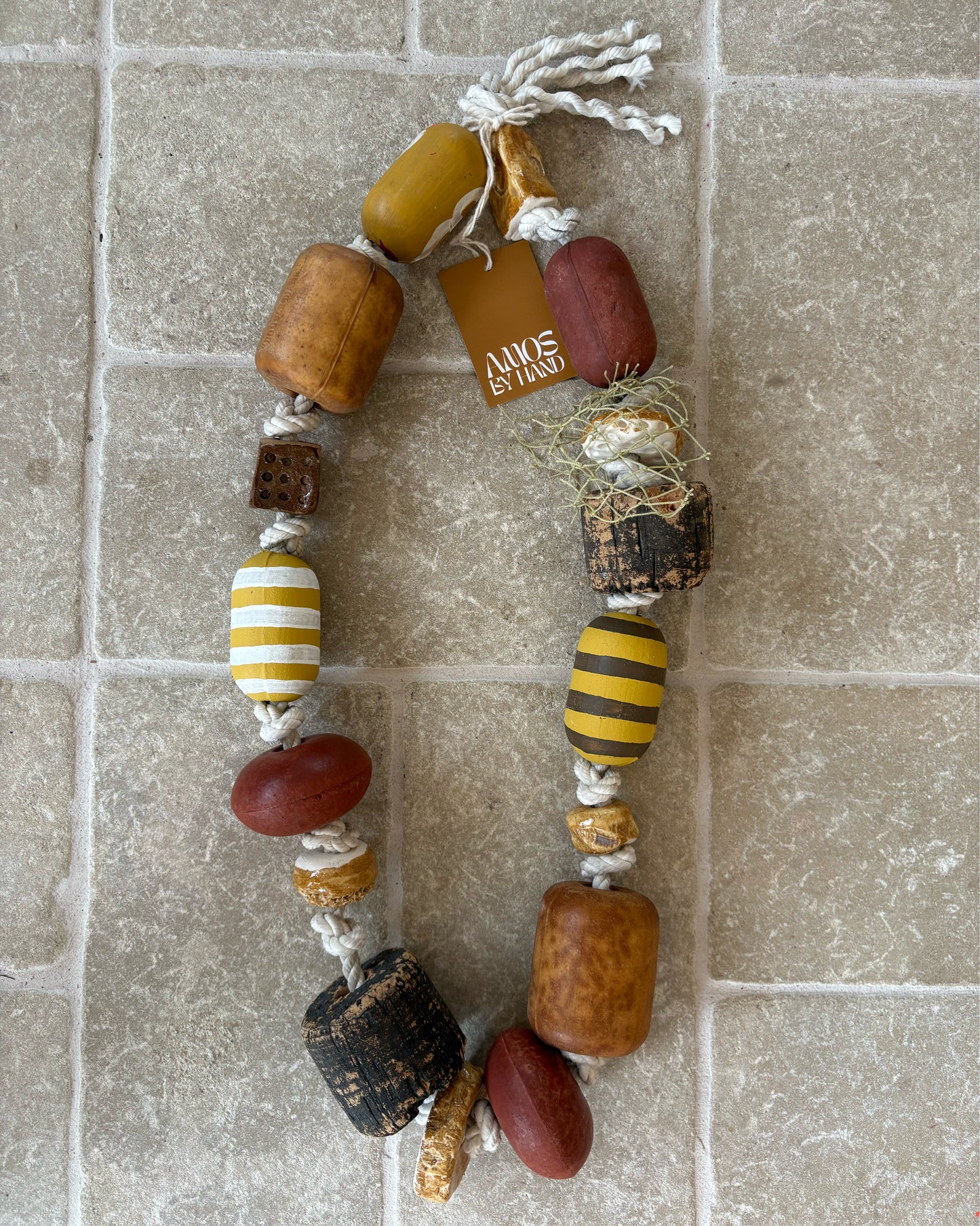 FISHERMAN NECKLACE YELLOW